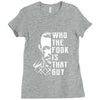Who the Fook Is That Guy, McGregor VS Alvarez Ladies Fitted T-Shirt