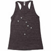 DOWN UP / scandi white / warm grey / flax / lavender Racerback Tank
