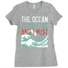 the ocean is calling Ladies Fitted T-Shirt