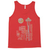 seattle skyline Tank Top