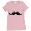 mustache Ladies Fitted T-Shirt
