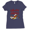 calvin hobbes Ladies Fitted T-Shirt
