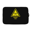 toxic hazard laboratory poison substance warning Laptop sleeve