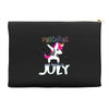 july born unicorns Accessory Pouches