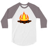 fire 3/4 Sleeve Shirt