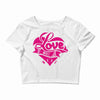 love (3) Crop Top