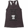 RIGHT MEOW BEER CAT Racerback Tank