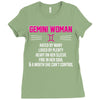 Gemini Woman Ladies Fitted T-Shirt