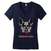 french kiss Women's V-Neck T-Shirt
