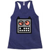 robot funny Racerback Tank