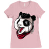 panda pirate Ladies Fitted T-Shirt