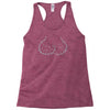 dick head Racerback Tank