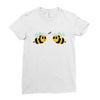 boo bees Ladies Fitted T-Shirt