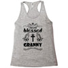 I Am One Blessed Granny Racerback Tank