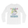 unicorns are born in march cute unicorn Long Sleeve Shirts