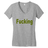 fucking Women's V-Neck T-Shirt
