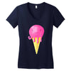 octopus icecream Women's V-Neck T-Shirt