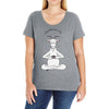 Yoga with Goat Ladies Curvy T-Shirt