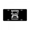 April Girls Are Sunshine Mixed With A Little Hurricane License Plate