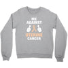 Me Against Uterine Cancer Crewneck Sweatshirt