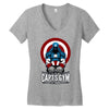 merry x mas you filthy animal 2 Women's V-Neck T-Shirt