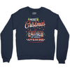 Merry Christmas To Father Of Great Awesome Crewneck Sweatshirt