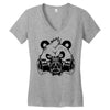 bad panda Women's V-Neck T-Shirt