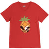 Tropical Pineapple V-Neck Tee