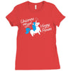 unicorns are just horny ponies Ladies Fitted T-Shirt