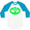pj masks gekko symbol 3/4 Sleeve Shirt