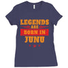 Legends Are Born In June Ladies Fitted T-Shirt