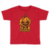 mad halloween pumpkin Toddler T-shirt