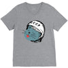 Astronaut Cat V-Neck Tee