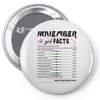 November Girl Facts Sagittarius Pin-back button