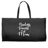 badass feminist cat mom Weekender Totes