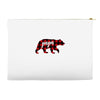 papa christmas bear Accessory Pouches