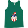 4th of July Peeking Baby Inside Egg Tank Top
