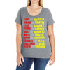 fight, dream, lead! Ladies Curvy T-Shirt