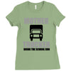 mother trucker doing the school run Ladies Fitted T-Shirt