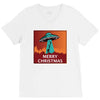 i want to believe santa parody V-Neck Tee