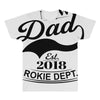New Dad 2018 Rokie Dept. All Over Men's T-shirt