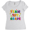team 1st grade Women's Triblend Scoop T-shirt