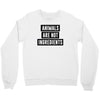 animals are not ingredients Crewneck Sweatshirt