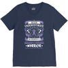 Never Underestimate The Strength Of A Hodgkins Cancer Warrior V-Neck Tee