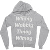 wibbly w0bbly Zipper Hoodie