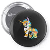 Robotic Baby Unicorn Pin-back button