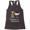 pinkman and the heisenbrain Racerback Tank