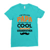 I'm Called Papa Because I'm Way Too Cool To Be Called Grandfather Ladies Fitted T-Shirt