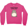 i am in love with cats Crewneck Sweatshirt