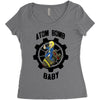 atomic bomb baby Women's Triblend Scoop T-shirt